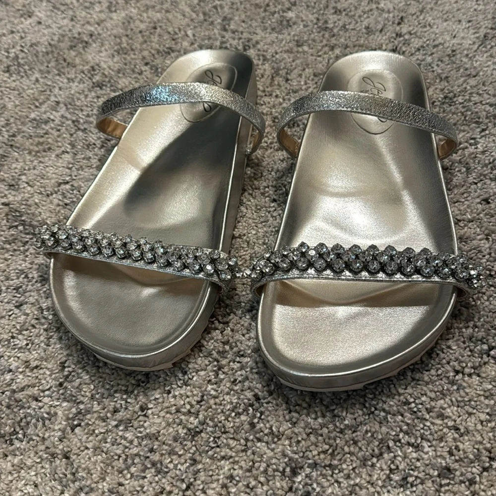 Jewel Badgley Mischra crystal slide sandal - Picture 5 of 6
